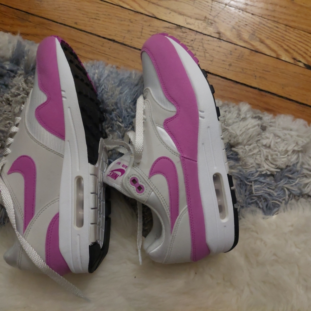 Pink and White Sneakers